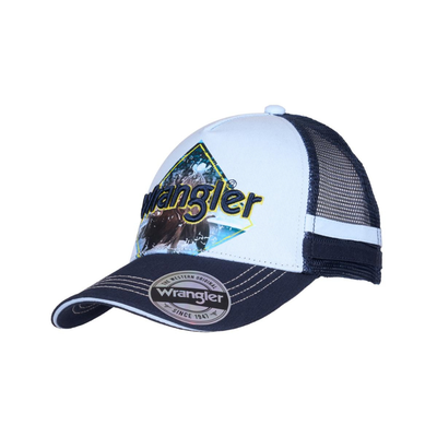 Wrangler Kids Bruno Navy/Light Blue Trucker Cap