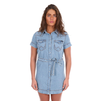Wrangler Womens Marla SS Denim Dress