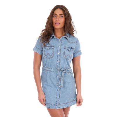 Wrangler Womens Marla SS Denim Dress