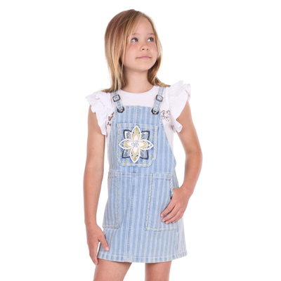 Pure Western Girls Freya Pinafore Dress