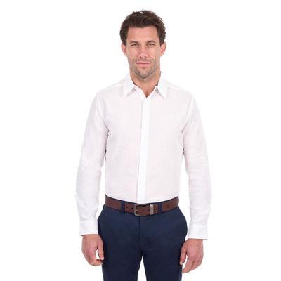 Thomas Cook Mens Linen Blend LS Shirt