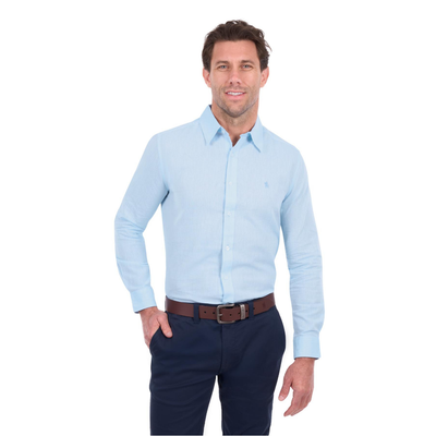 Thomas Cook Mens Linen Blend LS Shirt