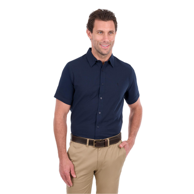 Thomas Cook Mens Linen Blend SS Shirt