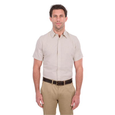 Thomas Cook Mens Linen Blend SS Shirt