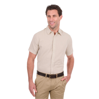 Thomas Cook Mens Linen Blend SS Shirt