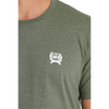 Cinch Mens Farmers SS Olive Tee