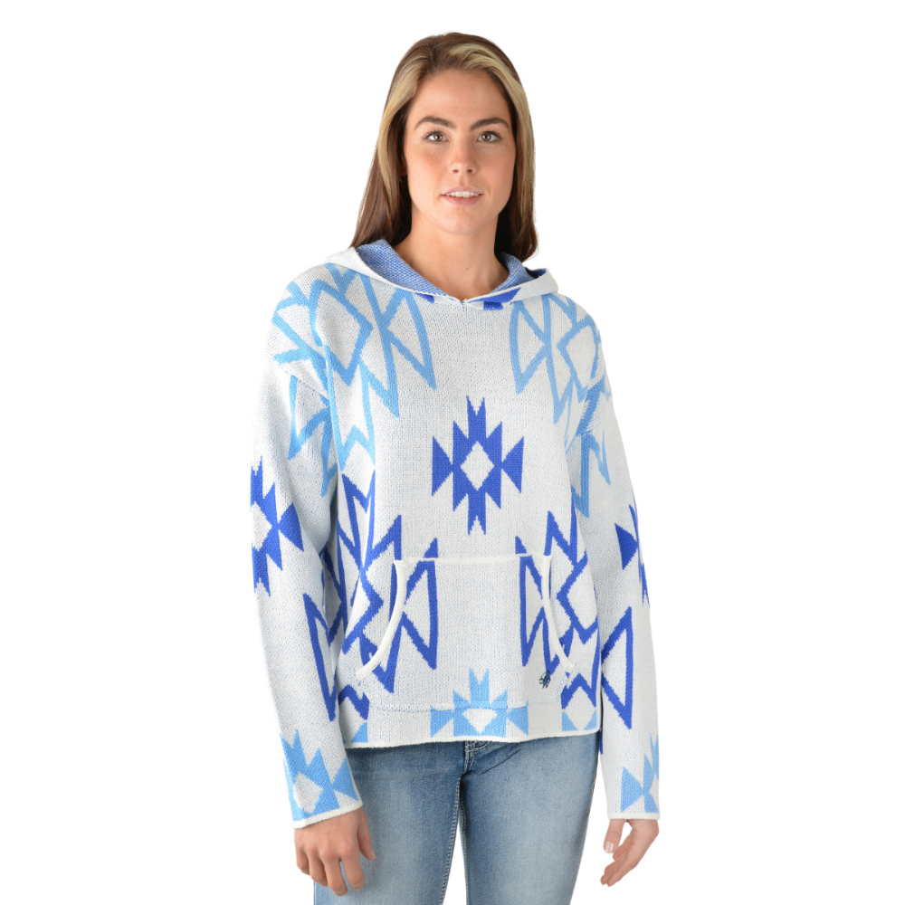 Pure Western Womens Khloe Knitted Hooded Pullover