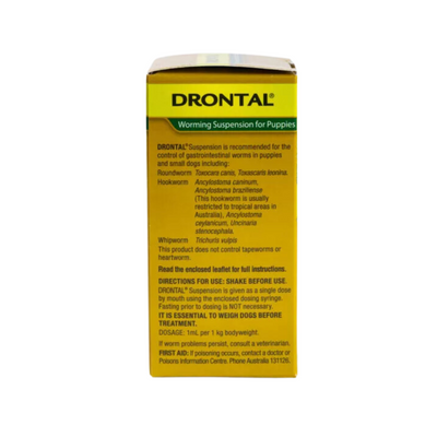 Drontal Wormer for Puppies 30ml