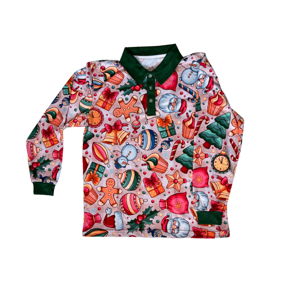 Mens/Womens Christmas Fishing Shirt Ornaments