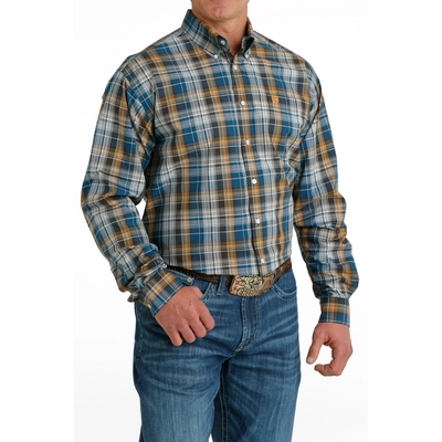 Cinch Mens Multi Check LS Shirt