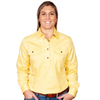 Just Country Womens Jahna 1/2 Button Workshirt