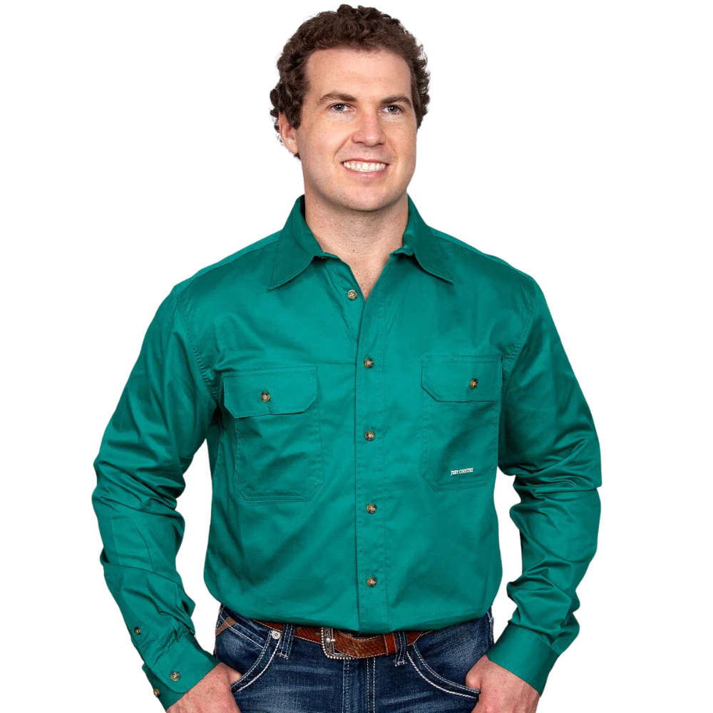 Just Country Mens Evan Full Button Workshirt