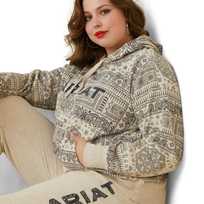 Ariat Womens REAL Paisley Print Hoodie