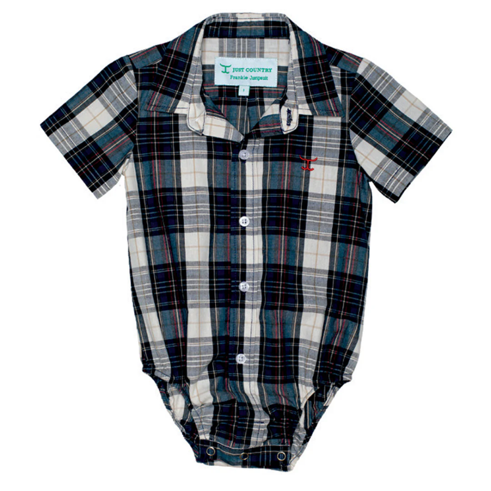 Just Country Infants Frankie SS Full Button Jumpsuit