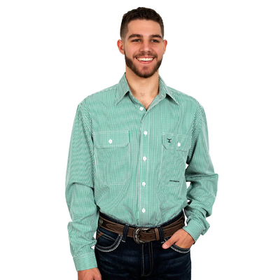Just Country Mens Austin Check Full Button LS Shirt