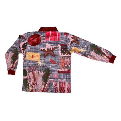 Adult Christmas Fishing Shirt Presents