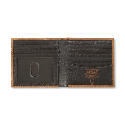 Ariat Mens Bifold Cross Stitch Wallet