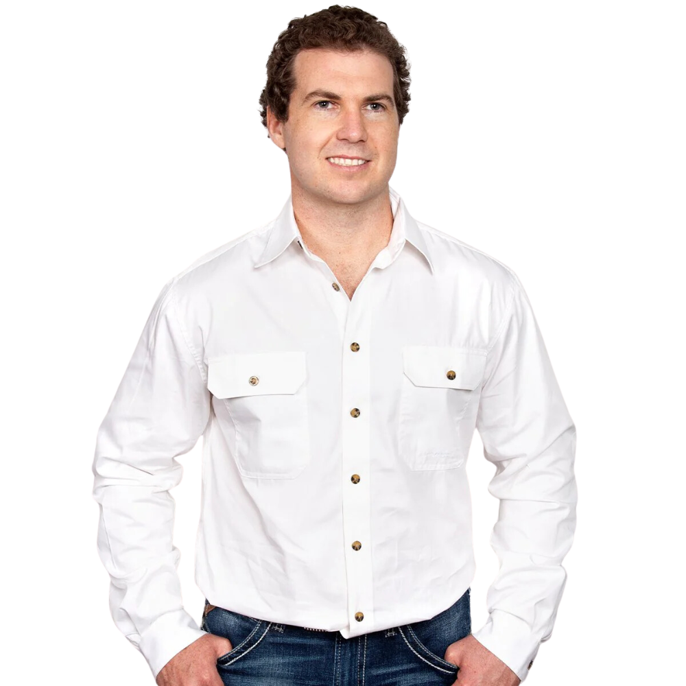 Just Country Mens Evan Full Button Workshirt
