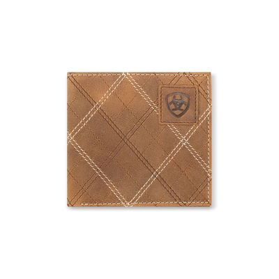Ariat Mens Bifold Cross Stitch Wallet