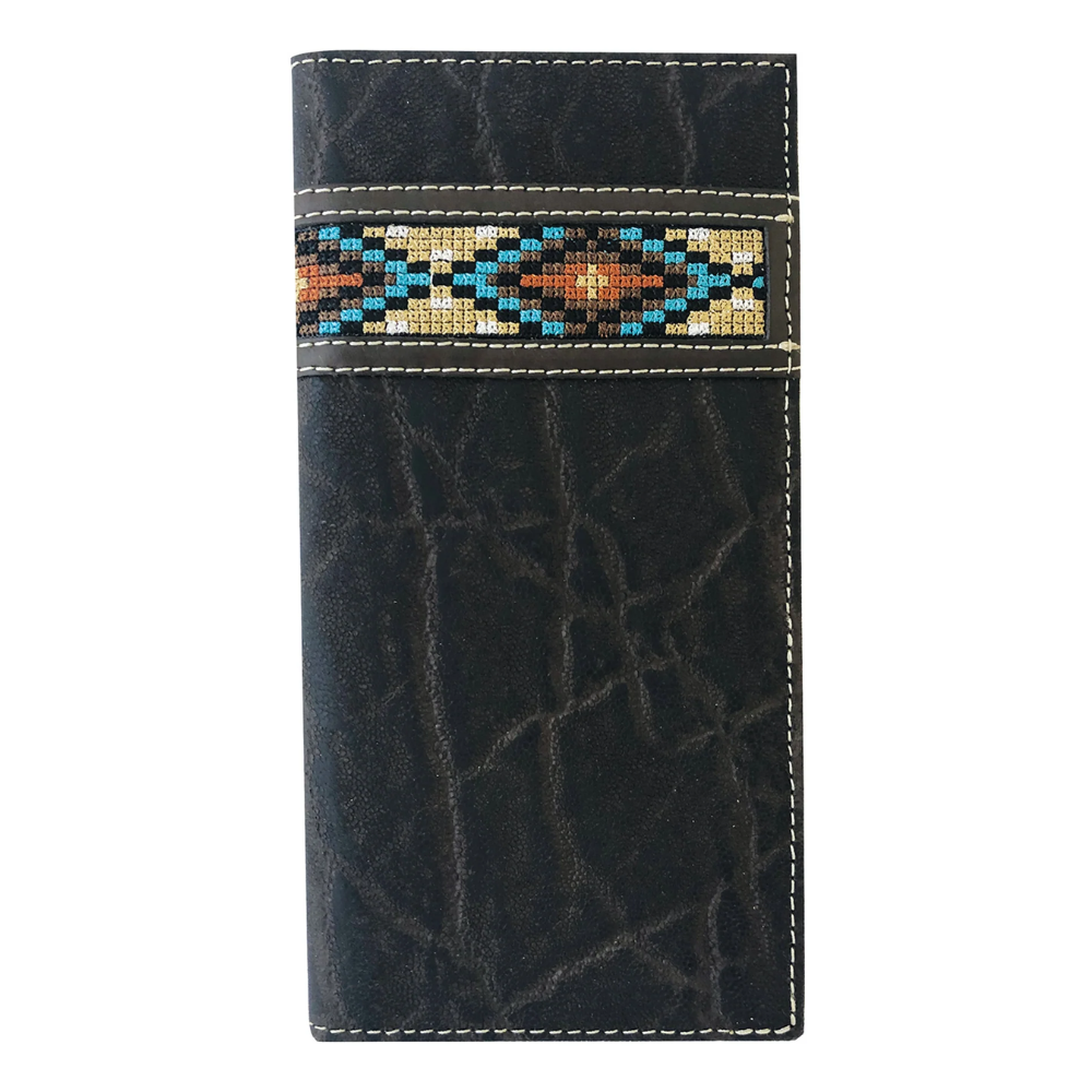 Roper Aztec Rodeo Leather Wallet