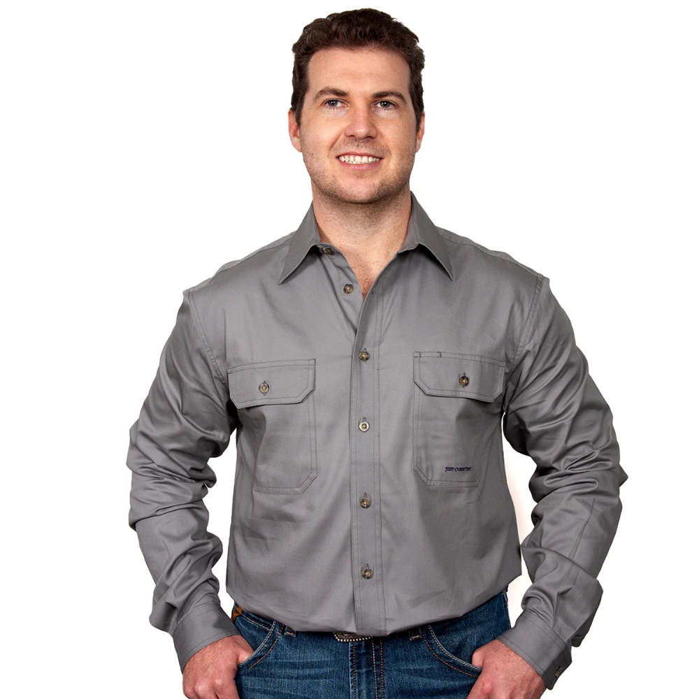 Just Country Mens Evan Full Button Workshirt