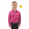 Hard Slog Kids L/Drill 1/2 Button Workshirt