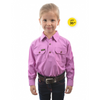 Hard Slog Kids L/Drill 1/2 Button Workshirt