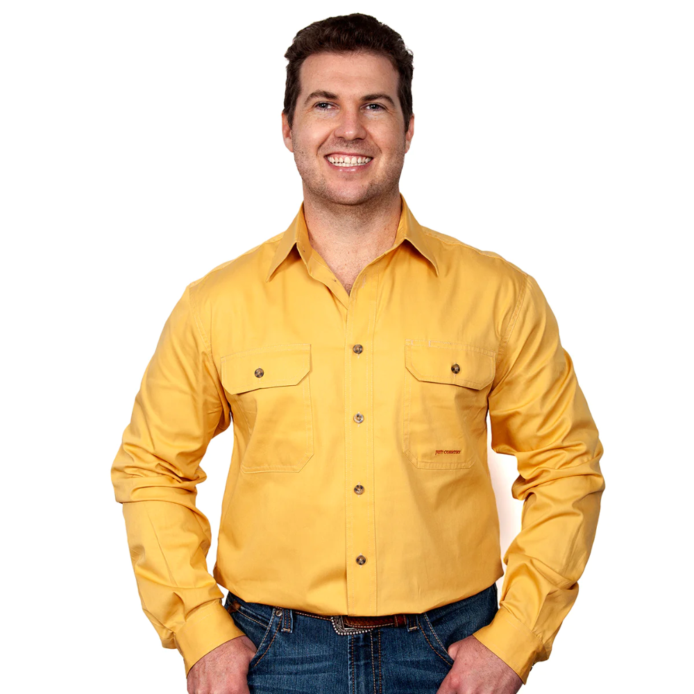 Just Country Mens Evan Full Button Workshirt