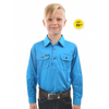 Hard Slog Kids L/Drill 1/2 Button Workshirt