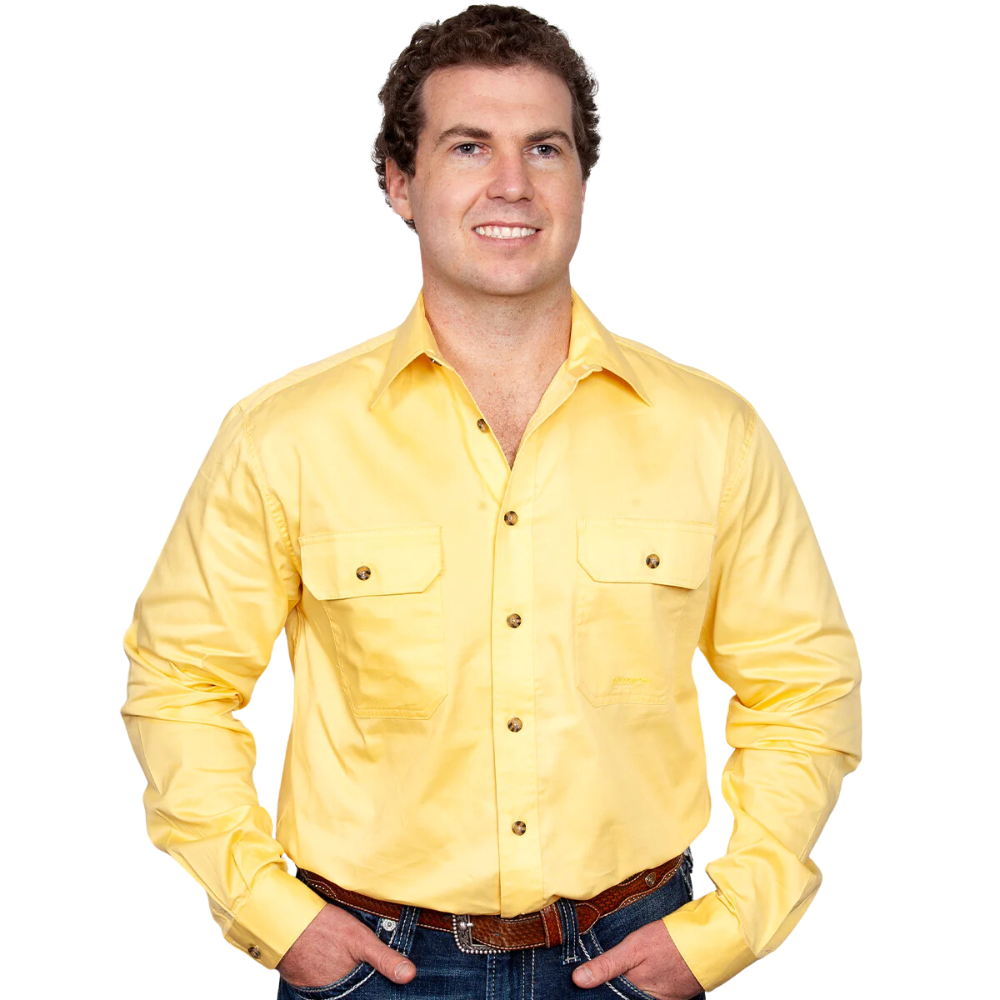 Just Country Mens Evan Full Button Workshirt