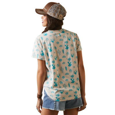 Ariat Womens REAL Cactus Garden SS Tee