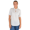 Thomas Cook Womens Fleur Ruffle Collar SS Blouse