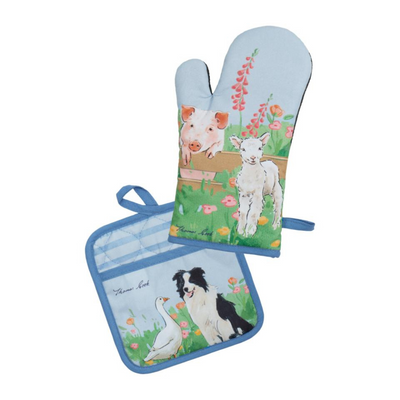 Thomas Cook Oven Mitt and Pot Holder Set