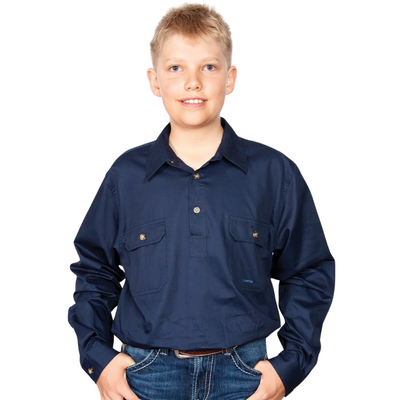 Just Country Boys Lachlan 1/2 Button Workshirt