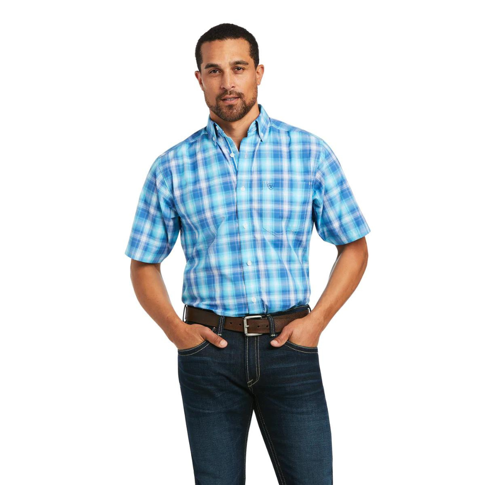 Ariat Mens Pro Series Ian Fitted SS Shirt