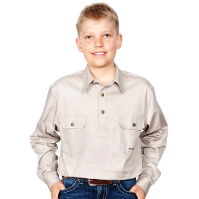 Just Country Boys Lachlan 1/2 Button Workshirt