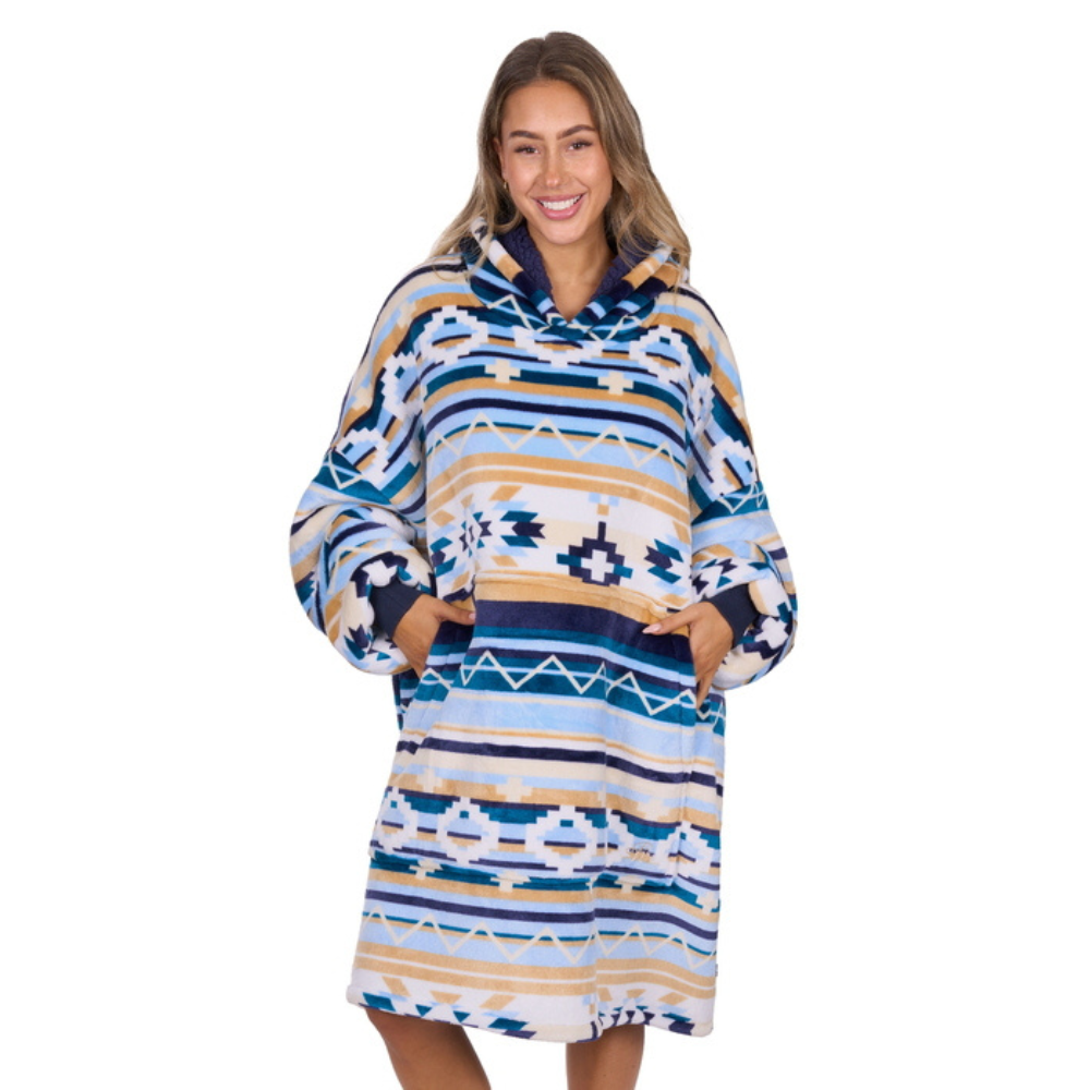 Pure Western Adults Aztec Snuggle Hoodie