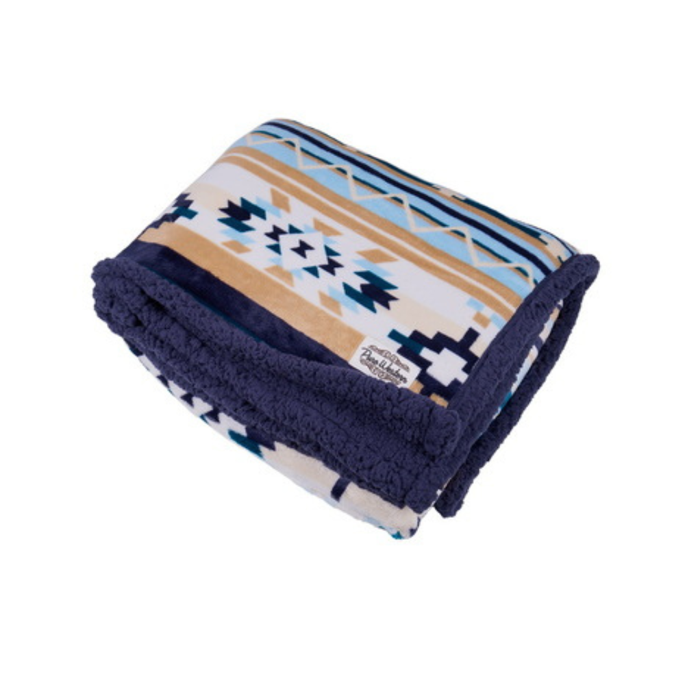 Pure Western Aztec Print Snuggle Rug 140cm x 160cm