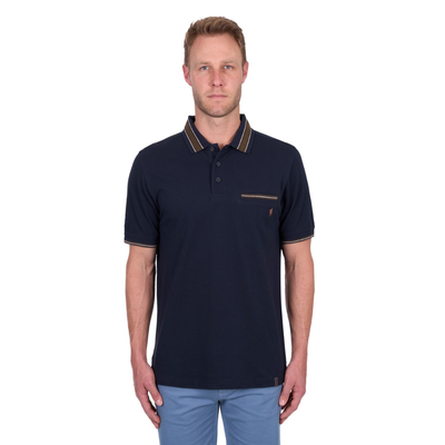 Thomas Cook Mens Ben Tailored 1 Pocket SS Polo