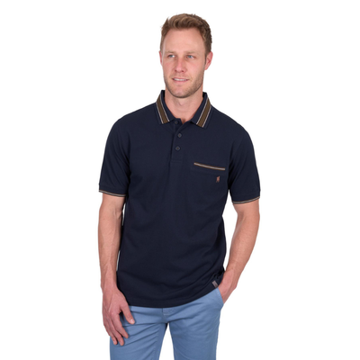 Thomas Cook Mens Ben Tailored 1 Pocket SS Polo
