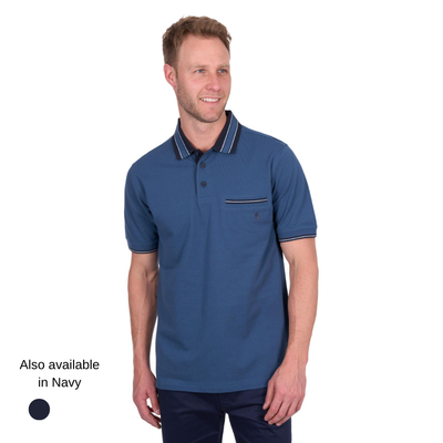 Thomas Cook Mens Ben Tailored 1 Pocket SS Polo