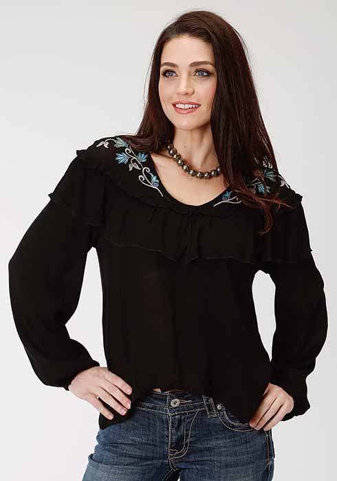 Roper Womens Peasant Studio West Top