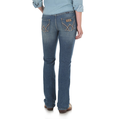 Wrangler Womens RETRO Mid Rise Bootcut Mae Jean 09MWZDW