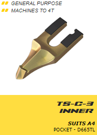 Digga Tooth D509 HardRock TS-C-3