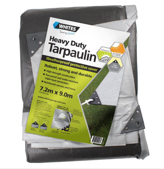 Whites Wire H/Duty Tarp 24x30 - 7.2mx9.0m