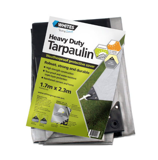 Whites Wire H/Duty Tarp 6x8 - 1.7mx2.3m