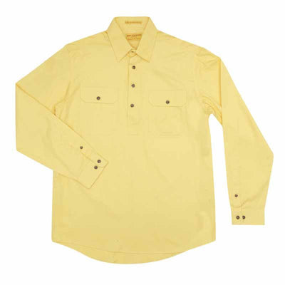 Just Country Mens Cameron 1/2 Button Workshirt