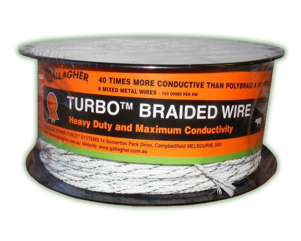 Gallagher Turbo Braid Wire 3.5mm 200m SG62154