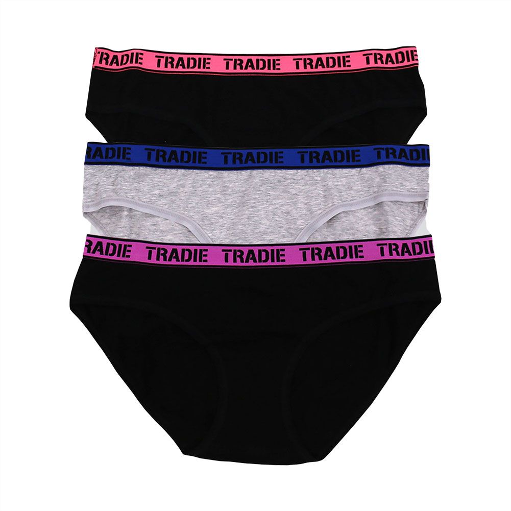Tradie Womens Bikini 3Pk Undies