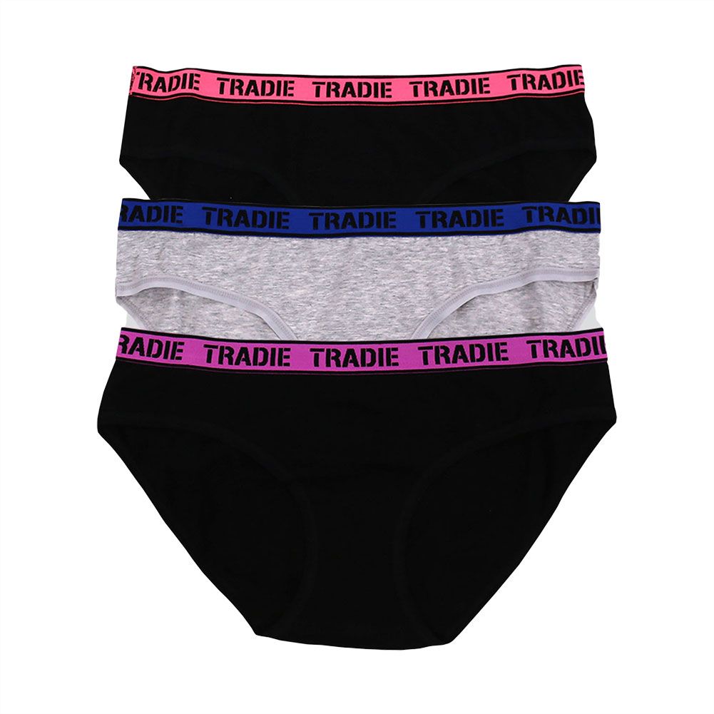 Tradie Womens Bikini 3Pk Undies - Clermont Agencies